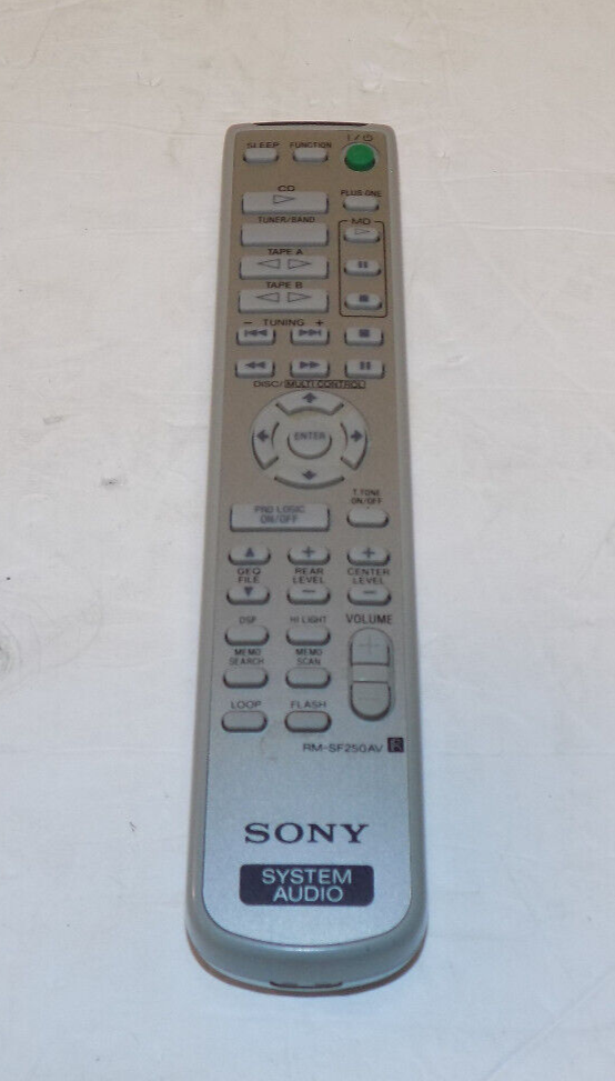Primary image for Sony System Audio Remote Control RM-SF250AV IR Tested