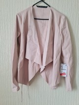 Zara Basic Collection Nude Jacket Size Xs Express Shipping - £27.14 GBP