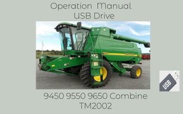 John Deere 9450 9550 9650 Combine Diagnostic Operation &amp; Test Manual TM2002 - £15.14 GBP+