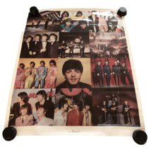 The Beatles Collage Poster 28&quot; x 34&quot; Color Rolled #161 LOCAL PICK UP ONLY - £18.68 GBP