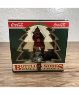 Vintage 1992 Coca-Cola Fill Er Up Santa Claus Christmas Ornament Xmas Ho... - $9.89