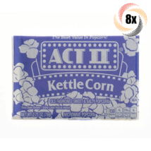 8x Bags Act II Kettle Corn Flavor Microwave Popcorn | 2.75oz | Fast Ship... - £13.74 GBP