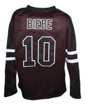 Any Name Number Mystery Alaska Movie Hockey Jersey Brown Biebe Any Size image 2