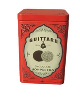 Vermont Country Store Collectible Tin Box Guittard Fine Chocolate Nonpareils Tin - £10.04 GBP