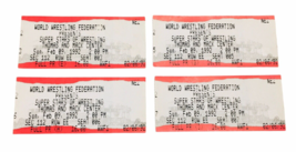 Lot of 4 Vtg 1992 WWF Superstars of Wrestling Tickets Used Ticket Stubs WWE Rare - £170.86 GBP