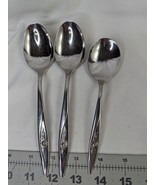 Oneida Lasting Rose 2 Tablespoons 1 Soup Spoon Stainless Flatware Oneida... - $14.95