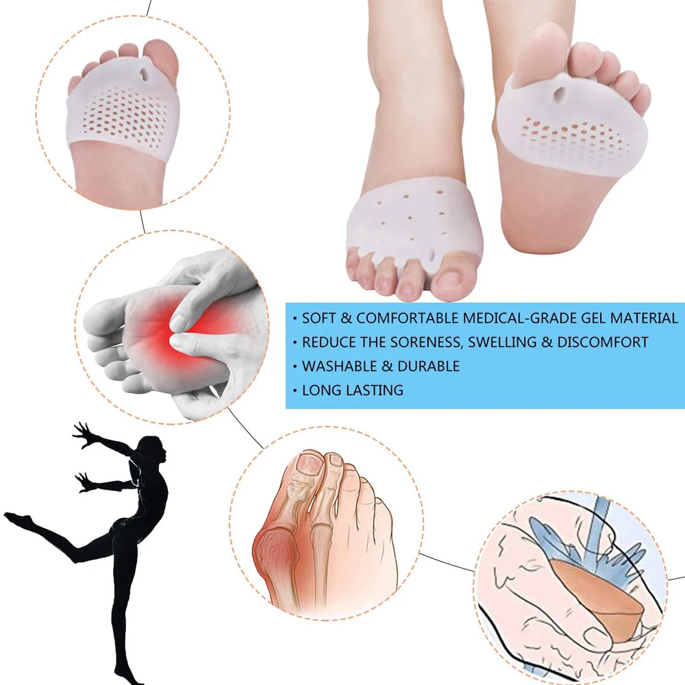 Sporting Tcare Foot Care Brace Support Gel Foot Pads, Correct Toes Naturally wit - £23.55 GBP