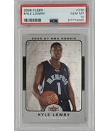 2006-07 Fleer Rookies Kyle Lowry #230 Rookie RC PSA 10 GEM MT - $73.24