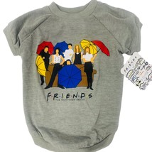 Friends TV Show Iconic Logo Dog T Shirt with friends cast print size medium - £6.32 GBP