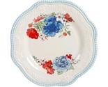 Four (4) Pioneer Woman ~ CLASSIC CHARM ~ 8.75&quot; ~ Stoneware ~ Salad Plates - £36.77 GBP