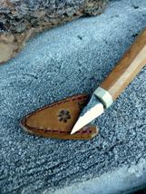 Kolrosing knife, Small carving knife, Fresh wood carving, Handforged, Ha... - $1,261.19 MXN