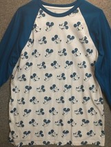 Disney Mickey Mouse 3/4 Sleeve Raglan Shirt Size XL - £7.75 GBP