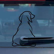 Cartoon Cute Wiper Back Dog Rear Gear Glass Paster - £7.90 GBP