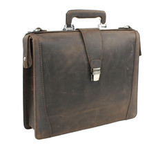 Vagarant Traveler Full Grain Leather Business Pro Case LB10.Coffee Brown - £331.73 GBP