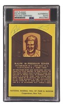 Ralph Kiner Signed 4x6 Pittsburgh Pirates HOF Plaque Card PSA/DNA 85027890 - £30.51 GBP