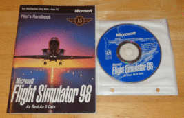 Microsoft Flight Simulator 98 PC Computer Game Software - £11.94 GBP
