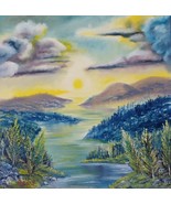 Toni's Inlet. 20" x 20" Original Oil Painting. #297 - $100.00