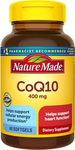 Nature Made CoQ10 400mg, Dietary Supplement for Heart Health Support, 40 Softgel - £30.36 GBP