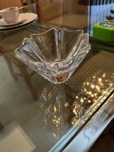 Orrefors Orion Crystal Art Glass Bowl 5&quot; Lars Hellsten Sweden Candy Dish... - $24.26