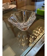 Orrefors Orion Crystal Art Glass Bowl 5&quot; Lars Hellsten Sweden Candy Dish... - $455.05 MXN