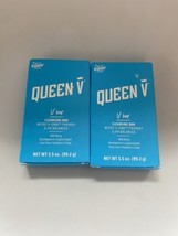 Queen V, Cleansing Bar V Bar WILD BERRY pH Balanced Soap 3.5oz Sealed Pack of 2 - £13.37 GBP