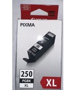 Genuine Canon Pixma 250 XL Black Ink Cartridge New - $394.96 MXN