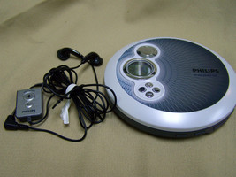 Philips AX2411/17 Personel Walkman Type Portable Cd Player W/ Fm Tuner Earbuds - £17.90 GBP