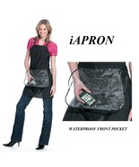 STYLIST BARBER GROOMER i APRON Water Stain,Hair REPELLANT PHONE POCKET w... - $27.36 CAD