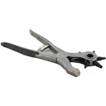 Leather Hole Punch Rotary Pliers Assorted Sizes Heavy Duty Leatherworking Tools - £25.94 GBP