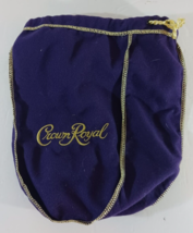 CROWN ROYAL BAG 750 ml PURPLE Shooter Medium Size 9&quot; Quilt Craft Collect - $8.54