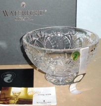 Waterford Seahorse Classic 6&quot; Crystal Footed Bowl Made in Ireland 127814 New - £142.02 GBP