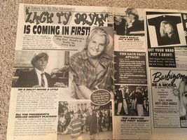 Zachery Ty Bryan teen magazine pinup clipping is coming in First Brock P... - $2.00