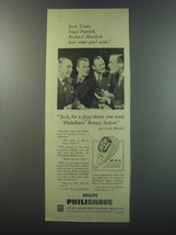 1955 Philips Philishave Ad - Jack Train, Nigel Patrick, Richard Murdoch - $18.49