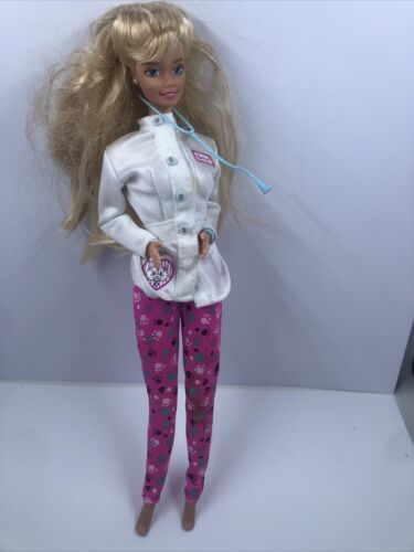 1996  Mattel Barbie PET DOCTOR Fashion Doll Vet Veterinarian - No Accessories - $9.85