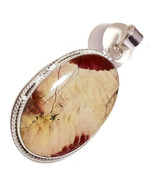 Off White Jasper Polished Gemstone 925Silver Overlay Handmade Rope Bezel... - $16.34 CAD