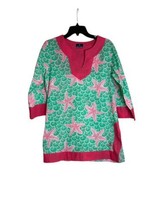 Woman’s Simply Southern Collection Sea Star Print Tunic Blouse Size Medium - £9.90 GBP