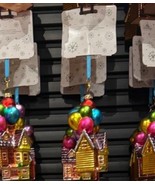 Disney Parks 2024 Holidays Pixar Up House Glass Christmas Ornament NEW! - $49.99