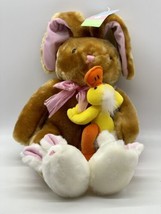 Dan Dee Collectors Choice Rabbit Plush with Baby Duck Wearing Bunny Slippers  - £20.87 GBP