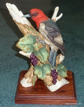 Vintage Andrea By Sadek Woodpecker #8752 With Stand - Rare Christmas Gift! - £65.59 GBP