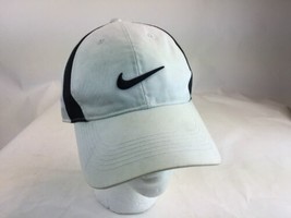 NIKE golf white Black golf visor hat cap some marks Adjustable  Closure - £11.52 GBP