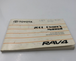 2001 Toyota RAV4 RAV 4 Owners Manual Handbook OEM H01B41019 - $14.84