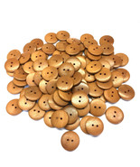 Italian Style Wood Tunic Buttons, 32 Line - 2 cm - Pack of 100 - $9.99