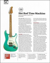 Fender Hot Rod Time Machine Xotic XSC-2 Stratocaster guitar review article print - £2.86 GBP