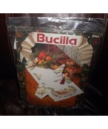 NEW VINTAGE BUCILLA CROSS STITCH CHRISTMAS MUSIC TABLE RUNNER 14&quot; 44&quot; 82... - £59.85 GBP