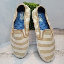 Vans Womens Size 8.Stripe Pattern Lightweight Fabric Upper Shoes - £16.55 GBP