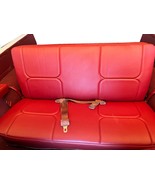 Rear bench seat covers only in  Leatherette fits 73-91 chevy k5 blazer  Burgundy - $210.03