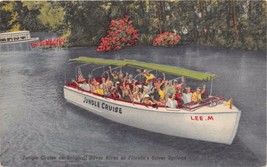 Silver Springs Fl Jungle Cruise And Scenic Sub #2 Boats Lotof 2 Postcards c1940s - £6.47 GBP