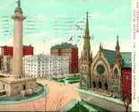 Vtg 1905 Postcard Washington Monument - Mt. Vernon Place, Baltimore, MD N17 - $3.91