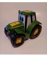 JOHN DEERE TRACTOR PUSH N POP SHAPES TOMY PLASTIC - $181.86 MXN