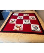 Handmade Quilt | Chicken | Vintage Chicken Quilt | Country Chicken | 100... - $125.00